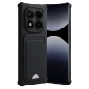 Hubrendy Bez Xiaomi Redmi Note 14 Pro 4G Kelvin Kartvizitli Silikon - Siyah