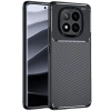 Hubrendy Bez Xiaomi Redmi Note 14 Pro 4G Kılıf Auto Focus Karbon Kapak - Siyah