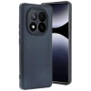 Hubrendy Bez Xiaomi Redmi Note 14 Pro 5G Kılıf Aras Deri Kapak - Lacivert