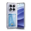 Hubrendy Bez Xiaomi Redmi Note 14 Pro 5G Kılıf Kart Şeffaf Silikon - Şeffaf