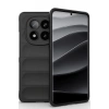 Hubrendy Bez Xiaomi Redmi Note 14 Pro 5G Kılıf Optimum Silikon - Siyah