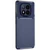 Hubrendy Bez Xiaomi Redmi Note 14 Pro Plus Kılıf Auto Focus Karbon Kapak - Lacivert