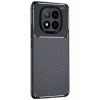 Hubrendy Bez Xiaomi Redmi Note 14 Pro Plus Kılıf Auto Focus Karbon Kapak - Siyah