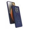 Hubrendy Bez Xiaomi Redmi Note 15 Pro 5G Regal Magsafe Standlı Kapak - Lacivert