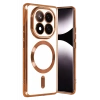 Hubrendy Bez Xiaomi Redmi Note 15 Pro Plus 5G Kross Magneticsafe Kapak - Turuncu