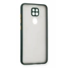 Hubrendy Bez Xiaomi Redmi Note 9 Kılıf Montreal Silikon Kapak - Yeşil