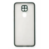Hubrendy Bez Xiaomi Redmi Note 9 Kılıf Montreal Silikon Kapak - Yeşil