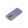 Hubrendy Bez Xiaomi Redmi Note 9 Kılıf Volet Silikon - Mavi