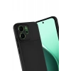Hubrendy Bez Oppo Reno 14F Auto Focus Karbon Kapak - Siyah