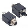 Hubrendy SH 6.3mm Gitar Jack Şase Stereo Dik