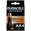 Hubrendy SH Duracell Optimum 1.5 Volt Alkalin Aa 4’lü İnce Kalem Pil Mx1500