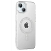 Hubrendy SH Joko Apple İphone 14 Move Taşlı Magsafe Kapak - Natural Grey