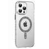 Hubrendy SH Joko Apple İphone 14 Pro Max Move Taşlı Magsafe Kapak - Siyah