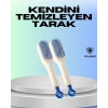 Hubrendy SH Kendini Temizleyen Ergonomik Saç Tarağı – Abs Gövde, Silikon Diş