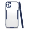 Hubrendy SH Newface Apple İphone 11 Pro Max Kılıf Platin Silikon - Lacivert