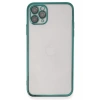 Hubrendy SH Newface Apple İphone 11 Pro Max Kılıf Razer Lensli Silikon - Yeşil