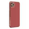 Hubrendy SH Newface Apple İphone 11 Pro Max Kılıf Volet Silikon - Kırmızı