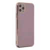 Hubrendy SH Newface Apple İphone 11 Pro Max Kılıf Volet Silikon - Mor