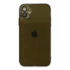 Hubrendy SH Newface Apple İphone 12 Kılıf Fly Lens Silikon - Siyah