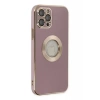 Hubrendy SH Newface Apple İphone 12 Pro Kılıf Store Silikon - Mor