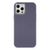Hubrendy SH Newface Apple İphone 12 Pro Max Kılıf Asya Deri Silikon - Mor