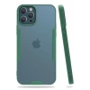 Hubrendy SH Newface Apple İphone 12 Pro Max Kılıf Platin Silikon - Yeşil