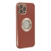Hubrendy SH Newface Apple İphone 12 Pro Max Kılıf Store Silikon - Kırmızı