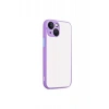 Hubrendy SH Newface Apple İphone 13 Kılıf Montreal Silikon Kapak - Mor