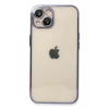 Hubrendy SH Newface Apple İphone 13 Kılıf Razer Lensli Silikon - Mor