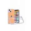 Hubrendy SH Newface Apple İphone 13 Mini Kılıf Miami Şeffaf Silikon - Lila