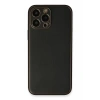 Hubrendy SH Newface Apple İphone 13 Pro Max Kılıf Coco Deri Silikon Kapak - Siyah