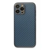 Hubrendy SH Newface Apple İphone 13 Pro Max Kılıf Coco Karbon Silikon - Mavi