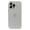 Hubrendy SH Newface Apple İphone 13 Pro Max Kılıf Luko Lens Silikon - Gümüş