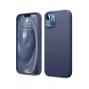 Hubrendy SH Newface Apple İphone 14 Kılıf First Silikon - Lacivert