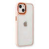 Hubrendy SH Newface Apple İphone 14 Plus Kılıf Dora Kapak - Pudra