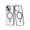 Hubrendy SH Newface Apple İphone 14 Plus Kılıf Element Magneticsafe Sert Kapak - Mor