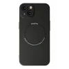 Hubrendy SH Newface Apple İphone 14 Plus Kılıf Jack Magneticsafe Lens Silikon - Siyah