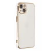 Hubrendy SH Newface Apple İphone 14 Plus Kılıf Volet Silikon - Beyaz