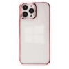 Hubrendy SH Newface Apple İphone 14 Pro Max Kılıf Element Silikon - Pembe