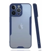 Hubrendy SH Newface Apple İphone 14 Pro Max Kılıf Platin Silikon - Lacivert