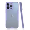 Hubrendy SH Newface Apple İphone 14 Pro Max Kılıf Platin Silikon - Lila