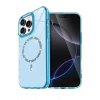 Hubrendy SH Newface Apple İphone 14 Pro Max Live Diamond Magsafe Kapak - Mavi