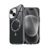 Hubrendy SH Newface Apple İphone 15 Plus Live Diamond Magsafe Kapak - Siyah