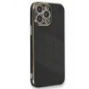 Hubrendy SH Newface Apple İphone 15 Pro Kılıf Volet Silikon - Siyah