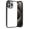 Hubrendy SH Newface Apple İphone 15 Pro Max Razer Lensli Silikon - Siyah