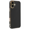 Hubrendy SH Newface Apple İphone 16 Kılıf Volet Silikon - Siyah
