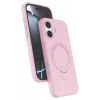 Hubrendy SH Newface Apple İphone 16 Plus Regal Magsafe Standlı Kapak - Açık Pembe