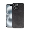 Hubrendy SH Newface Apple İphone 16 Pro Kılıf Aras Deri Kapak - Siyah