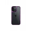 Hubrendy SH Newface Apple İphone 16 Pro Kılıf Boyi Silikon Kapak - Derin Mor