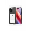 Hubrendy SH Newface Apple İphone 16 Pro Kılıf Kart Şeffaf Silikon - Şeffaf